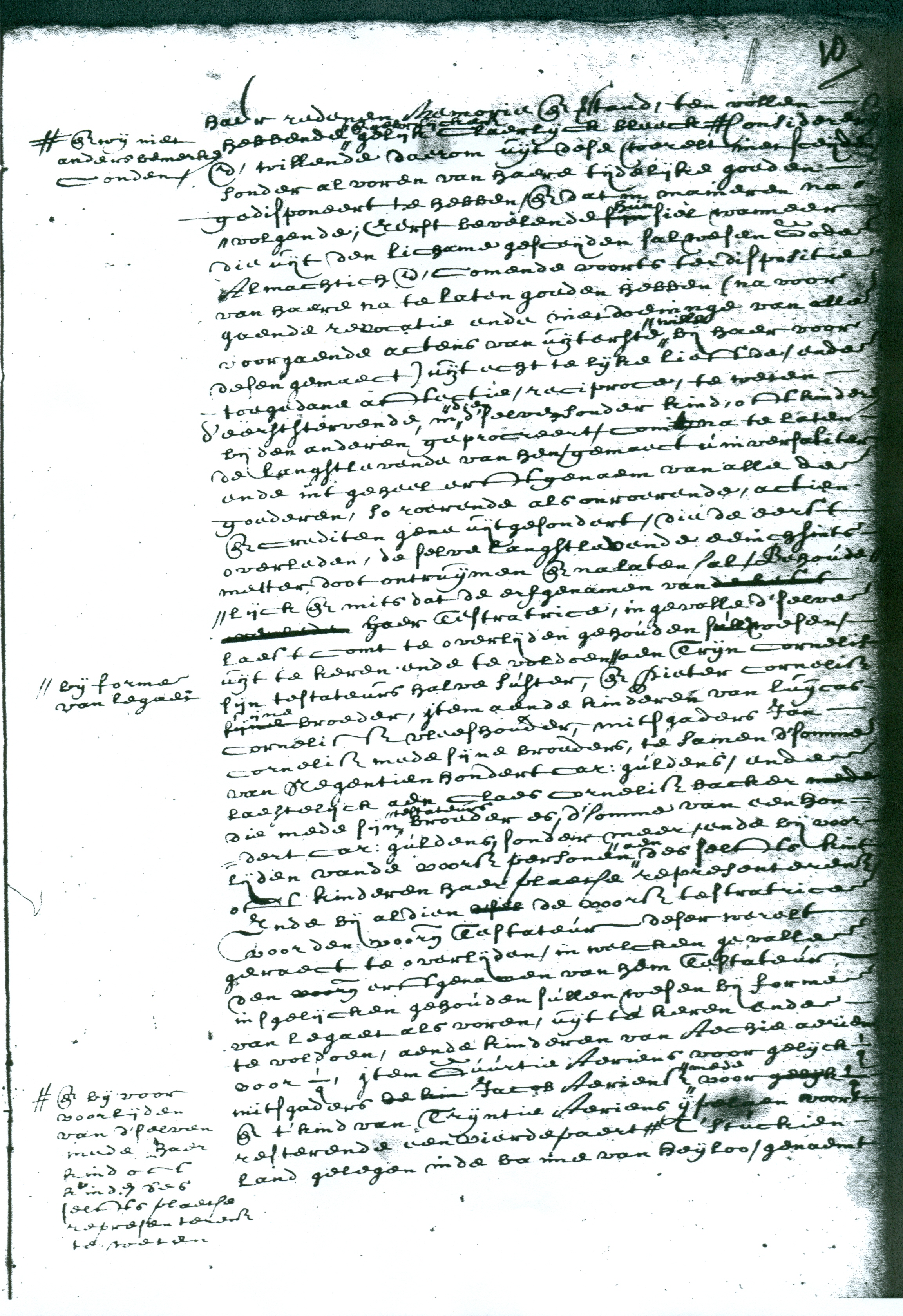 Testament 1656, pagina 3