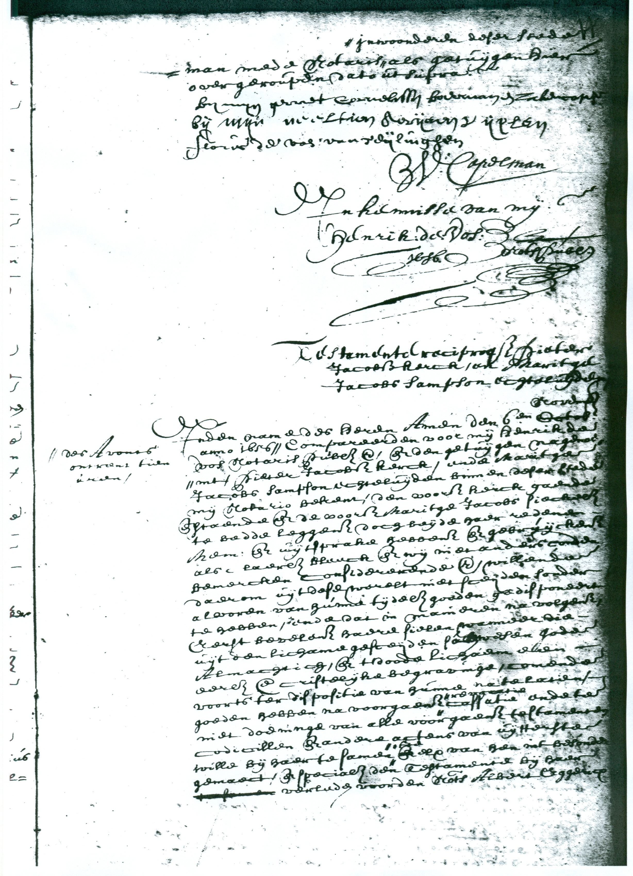 Testament 1656, pagina 5