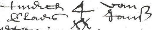 Ondertekening 1681