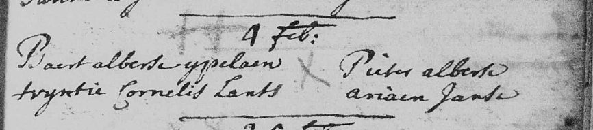 R.K. Huwelijksinschrijving, 1710