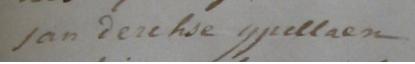 R.K. Overlijdensinschrijving Jan Derkse IJpelaan, Limmen 1718