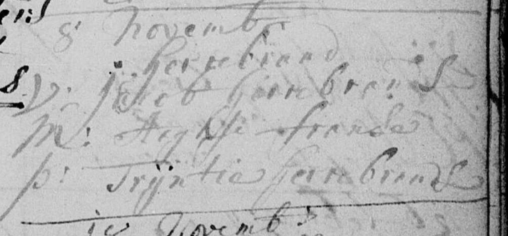 Doopinschrijving Garrebrand van Noort, 1755