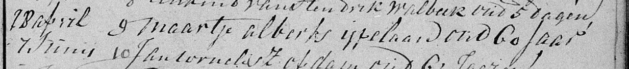 Begraafinschrijving Maartje IJpelaan, Heiloo 1809