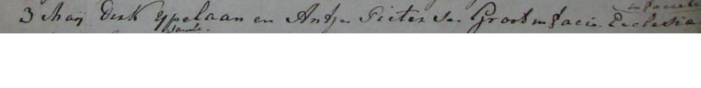 R.K. huwelijksinschrijving Dirk IJpelaan en Antje de Groot, Limmen 1807